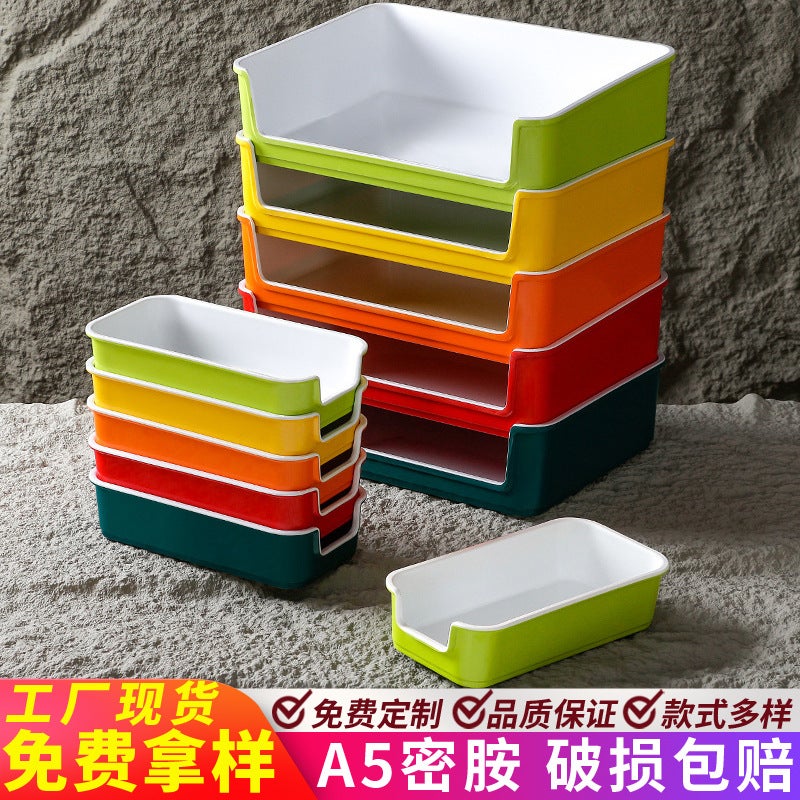 Melamine Tableware String Plate Rectangular Commercial String Incense Dish Selection Plate Barbecue Tray Kebab Fried String Display Plate - Image 2